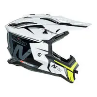 Nitro Mx760 Podium White/Grey/Fluro 1