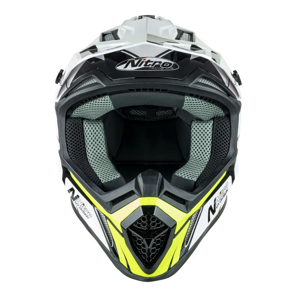 Nitro Mx760 Podium White/Grey/Fluro L 2