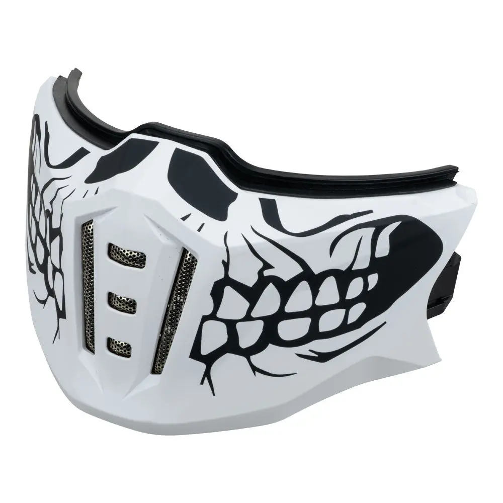 Nitro Nz302 Attitude Chin Mask Skull Teeth 1