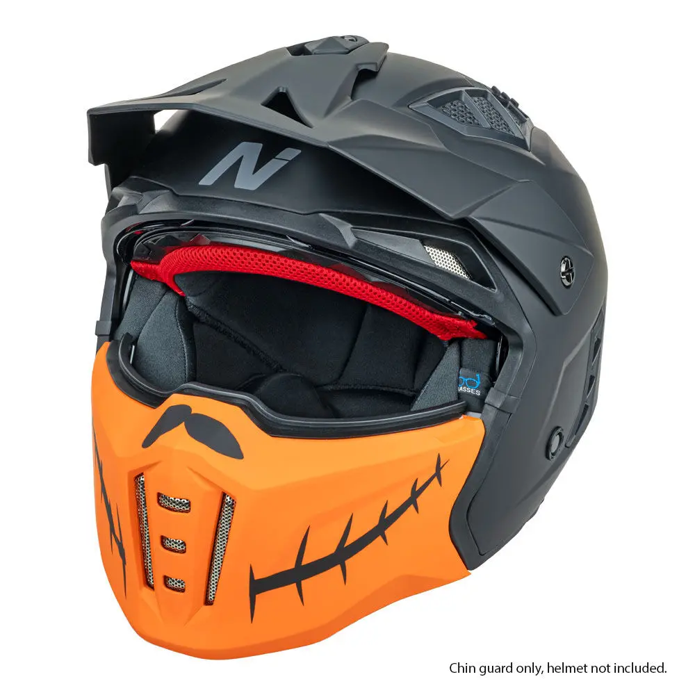 Nitro Nz302 Attitude Chin Mask Halloween Pumpkin 2