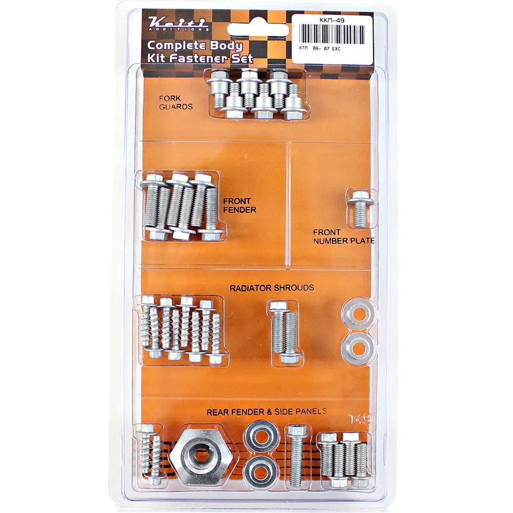Keiti - Complete Body Kit Fastner Set - Ktm 1