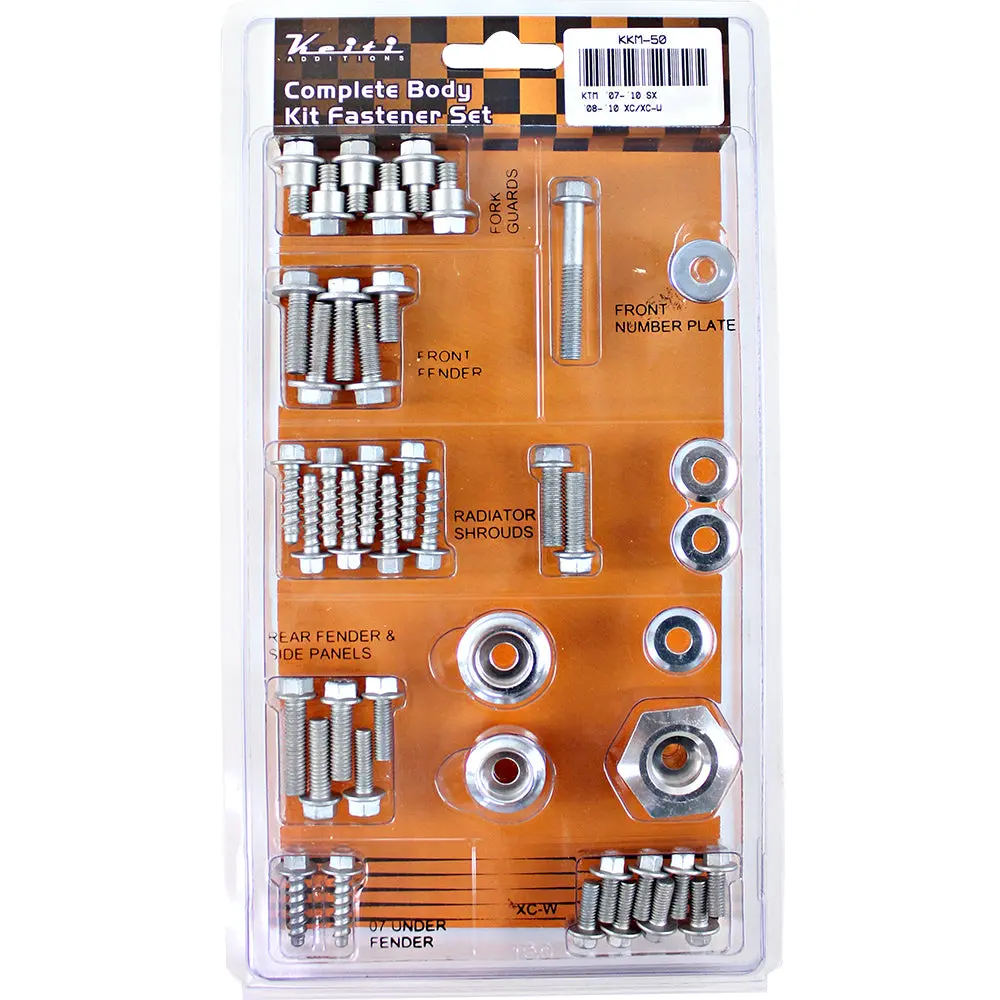Keiti - Complete Body Kit Fastner Set - Ktm 1