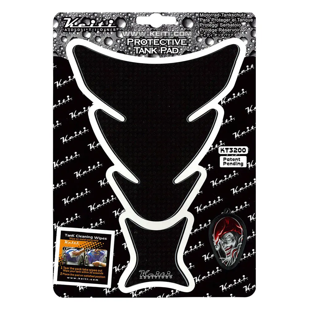 Keiti - Tank Pad - Carbon Look 2Pce 1