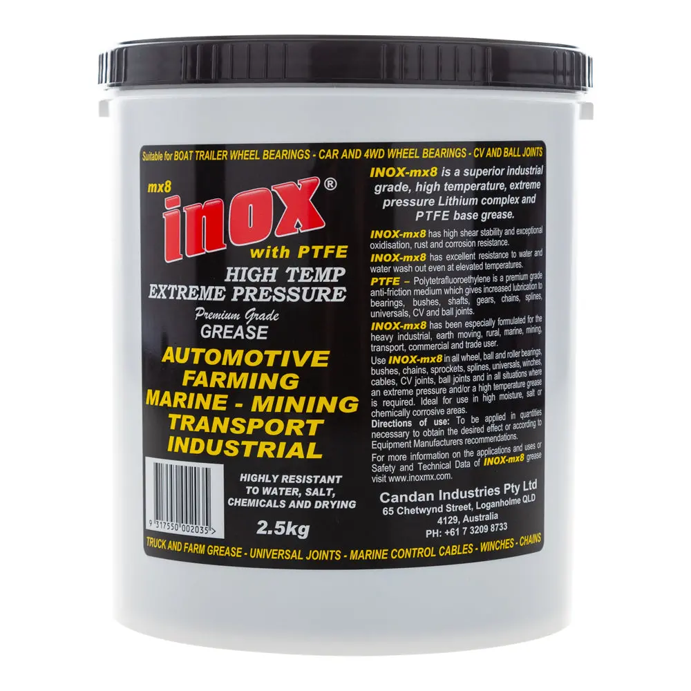 Inox Grease Mx8 2.5Kg Tub 1