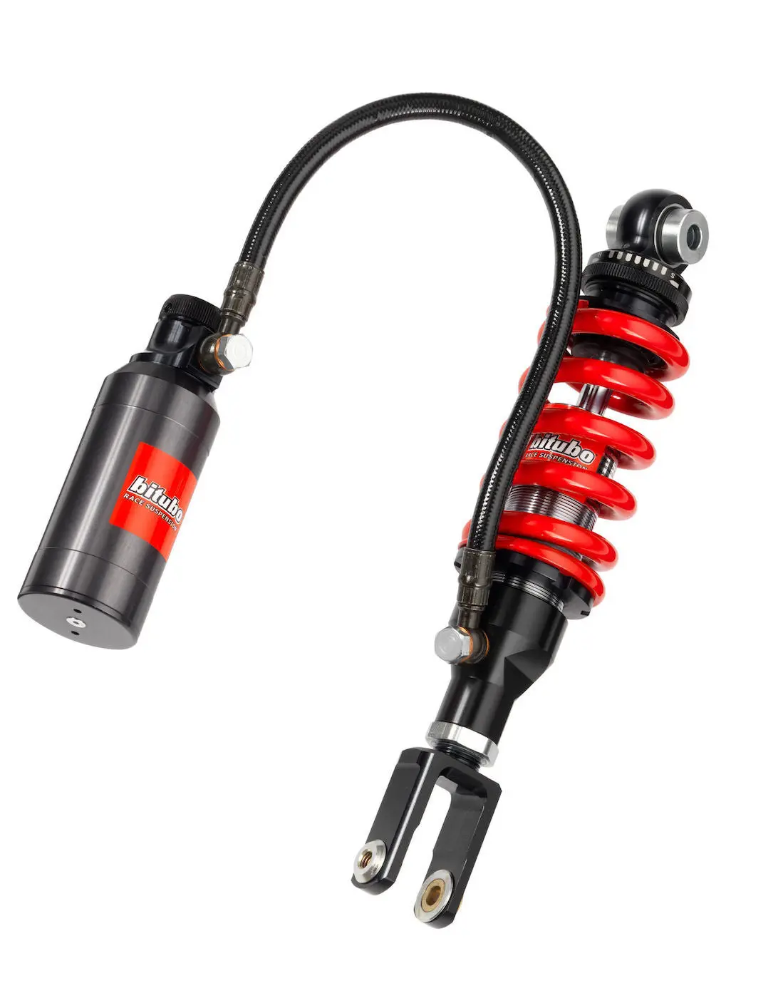 Bitubo Wxm11 - Rear Mono Shock - Red Spring [Adjustable: Preload, Rebound, Compression, Length] 1