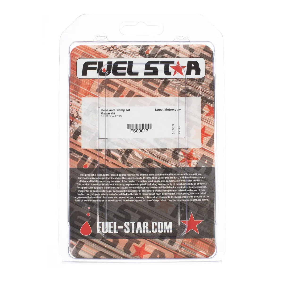 All Balls Racing Fuel Hose & Clamp Kit (Fs00017) 1