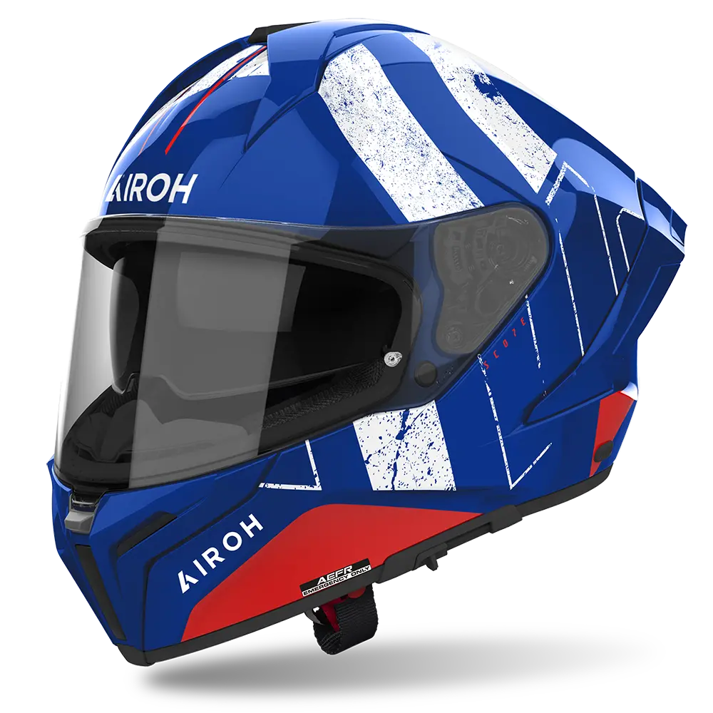Airoh Matryx Scope Blue & Red Gloss Liner