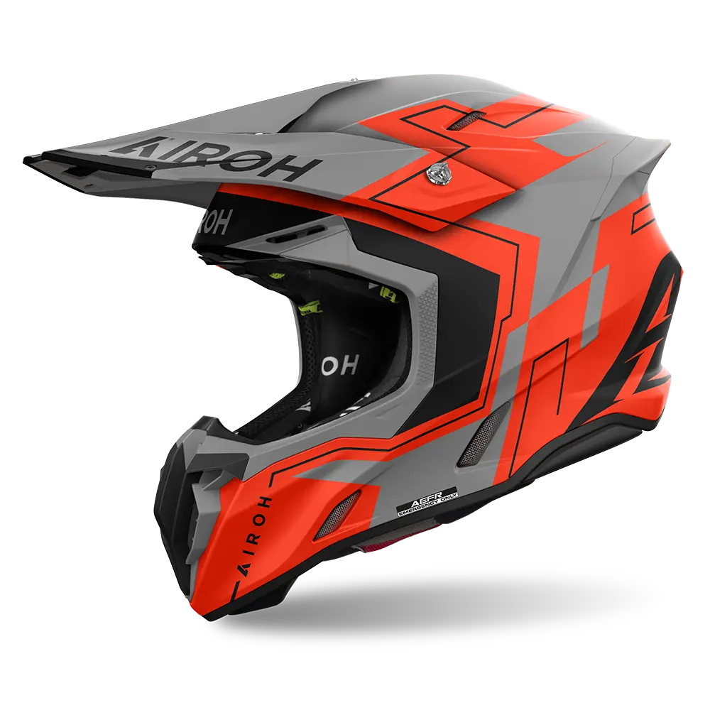 Airoh Twist 3.0 Dizzy Orange Fluro Matt 1
