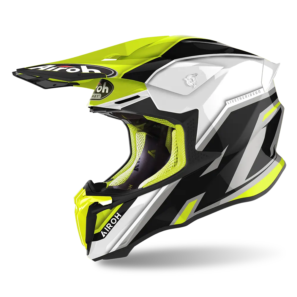 Airoh Twist 2.0 'Shaken' Yellow Gloss 1