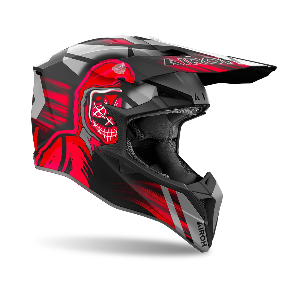 Airoh Wraaap Cyber Red Matt 3