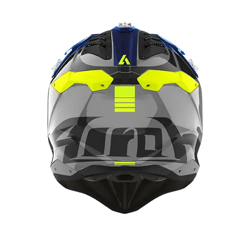 Airoh Aviator 3 Push Blue Gloss 2