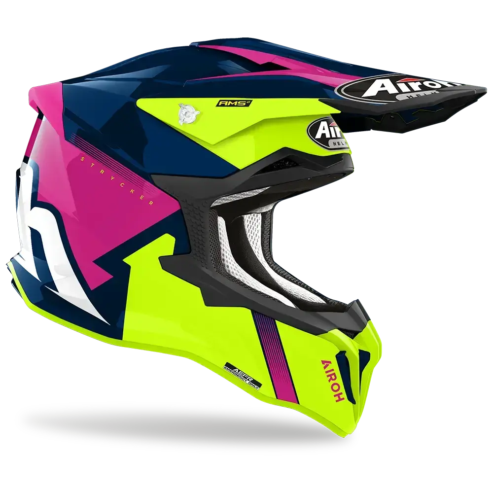 Airoh Stryker Blazer Blue / Pink Gloss 3