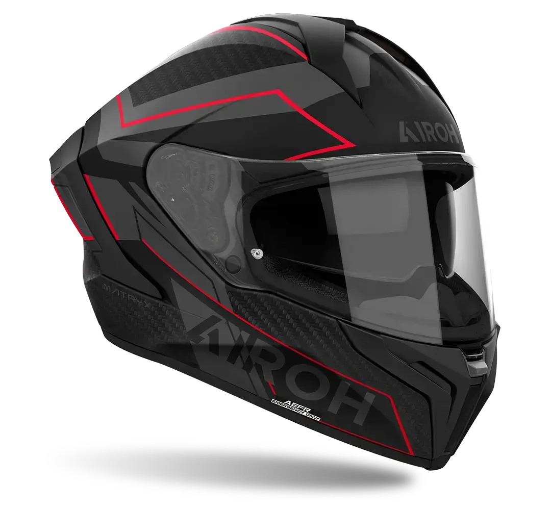 Airoh Matryx Sentinel Red Matt 3