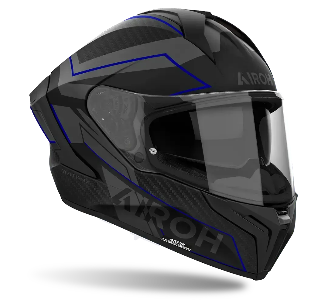 Airoh Matryx Sentinel Blue Matt 3