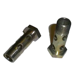 Brembo Double Banjo Bolt W/1.0 Thread Pitch For Most Aftermarket Brake Line Configurations 1