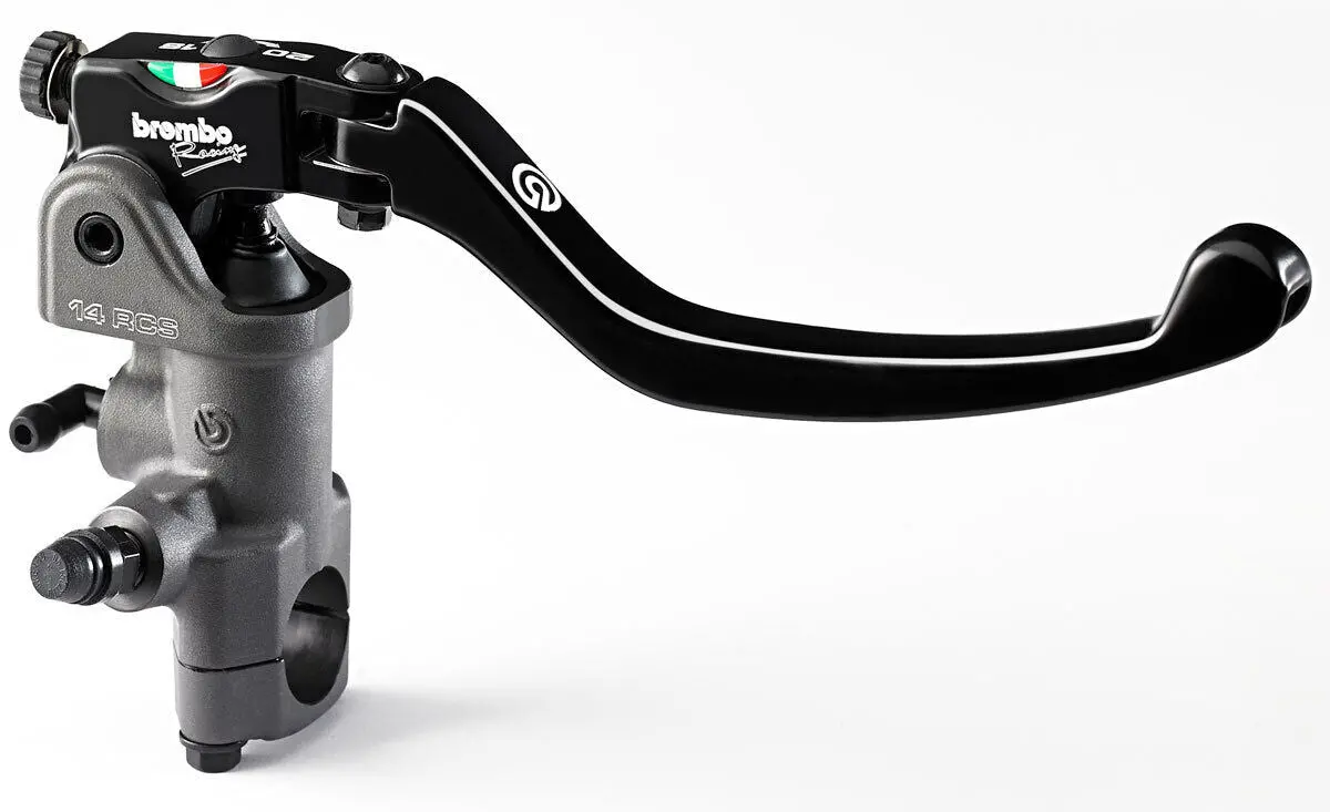 Brembo 14Rcs Radial Brake Master Cylinder W/Fold-Up Lever For 22Mm Handlebars 1