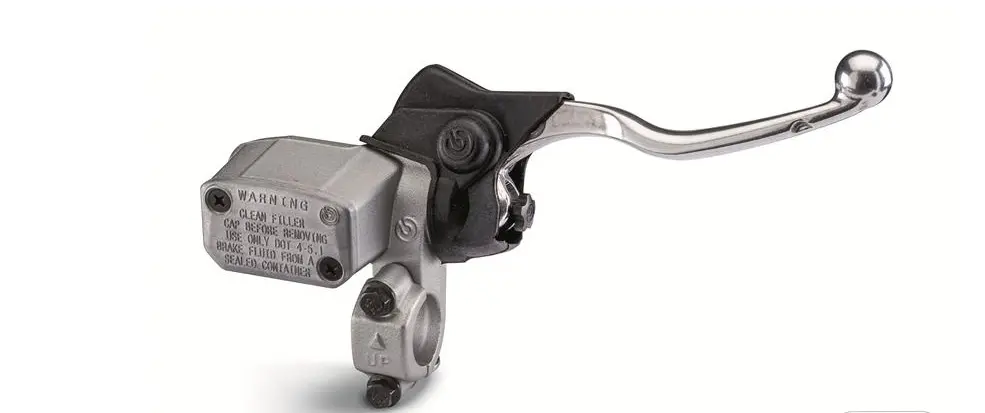 Brembo Enduro Front Brake Axial M/C W/Integrated Reservoir Silver For 22Mm Handlebars 1
