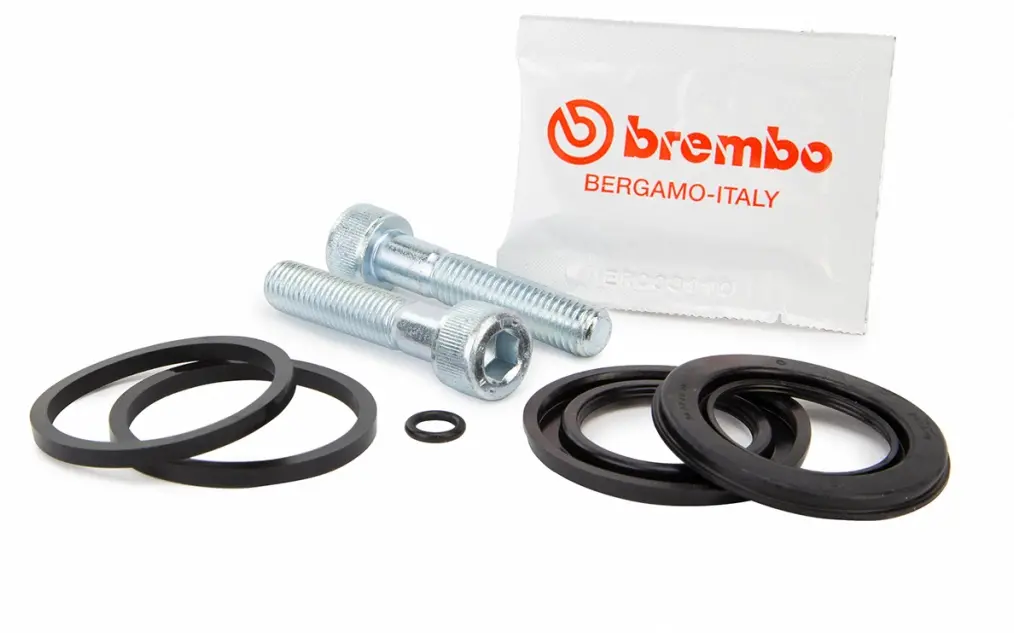Brembo Brake Caliper Seal Set 38Mm W/2 Screws(Brembo F08 Caliper) For Most Benelli/Bimota/Ducati/Moto Guzzi Models 1