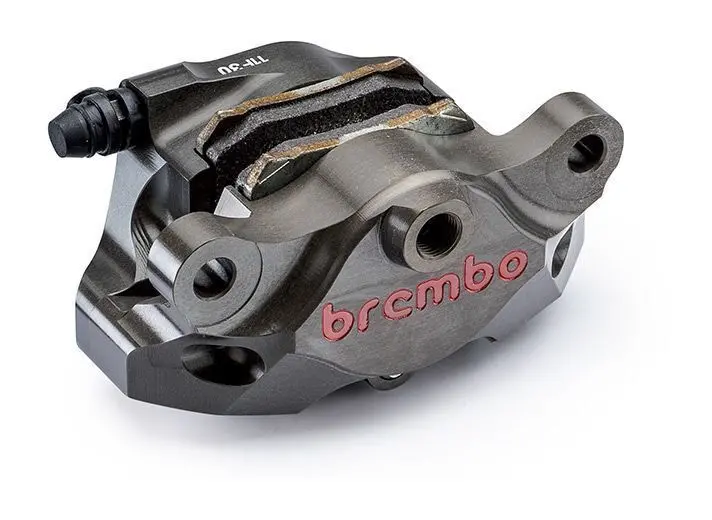 Brembo P4 34 84Mm Rear Billet Brake Caliper Kit Black For Ducati Models 1
