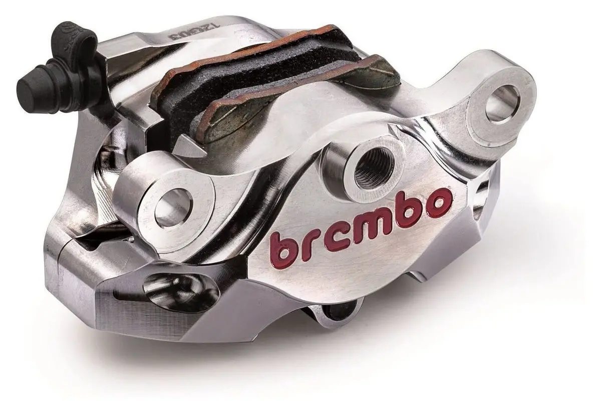 Brembo P4 34 84Mm Rear Caliper Kit Nickel For Aprilia/Ducati Models 1
