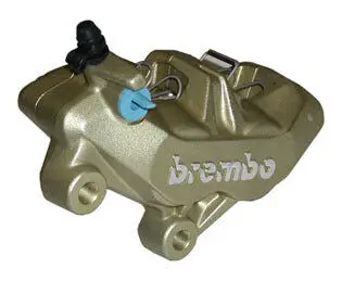 Brembo Brake Caliper P4/34 Left Gold For Most Aprilia/Benelli/Bimota/Ducati/Husqvarna/Ktm/Moto Guzzi/Mv Agusta/Triumph Models 1