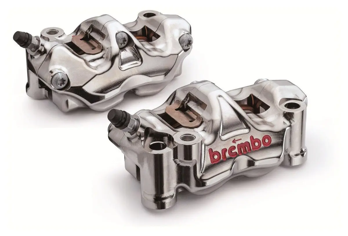 Brembo Gp4 Rx 130Mm Radial Caliper Set W/Pads For Yamaha Mt-01/Yzf-R1 07-14 1