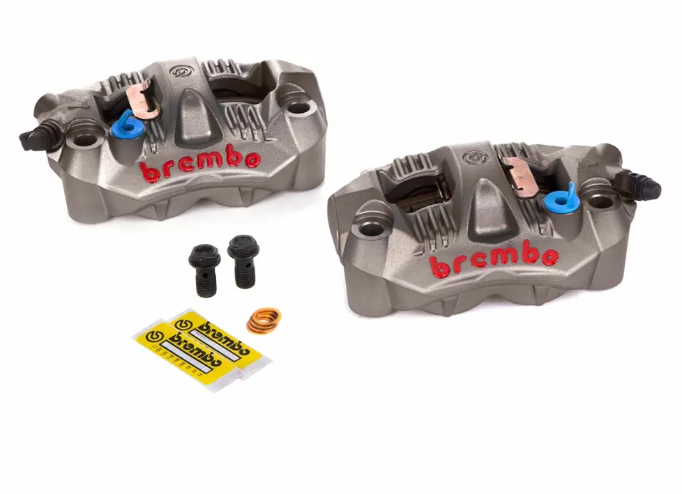 Brembo Gp4 Rs 108Mm Radial Caliper Set W/Pads For Most Honda/Kawasaki/Suzuki/Triumph/Yamaha Models 1