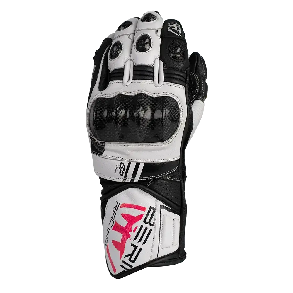 Berik Trax Leather Gloves - Black/White 1
