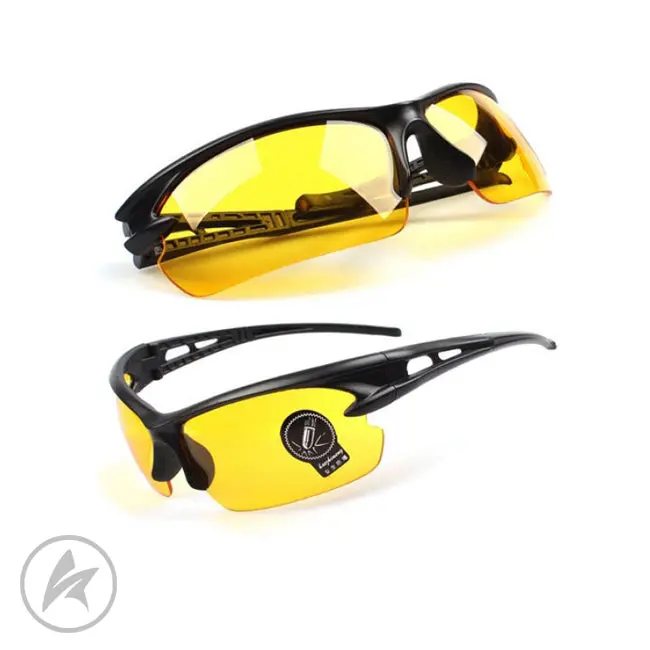 Night Vision Driving/Riding Glasses [Yellow Lens] 1