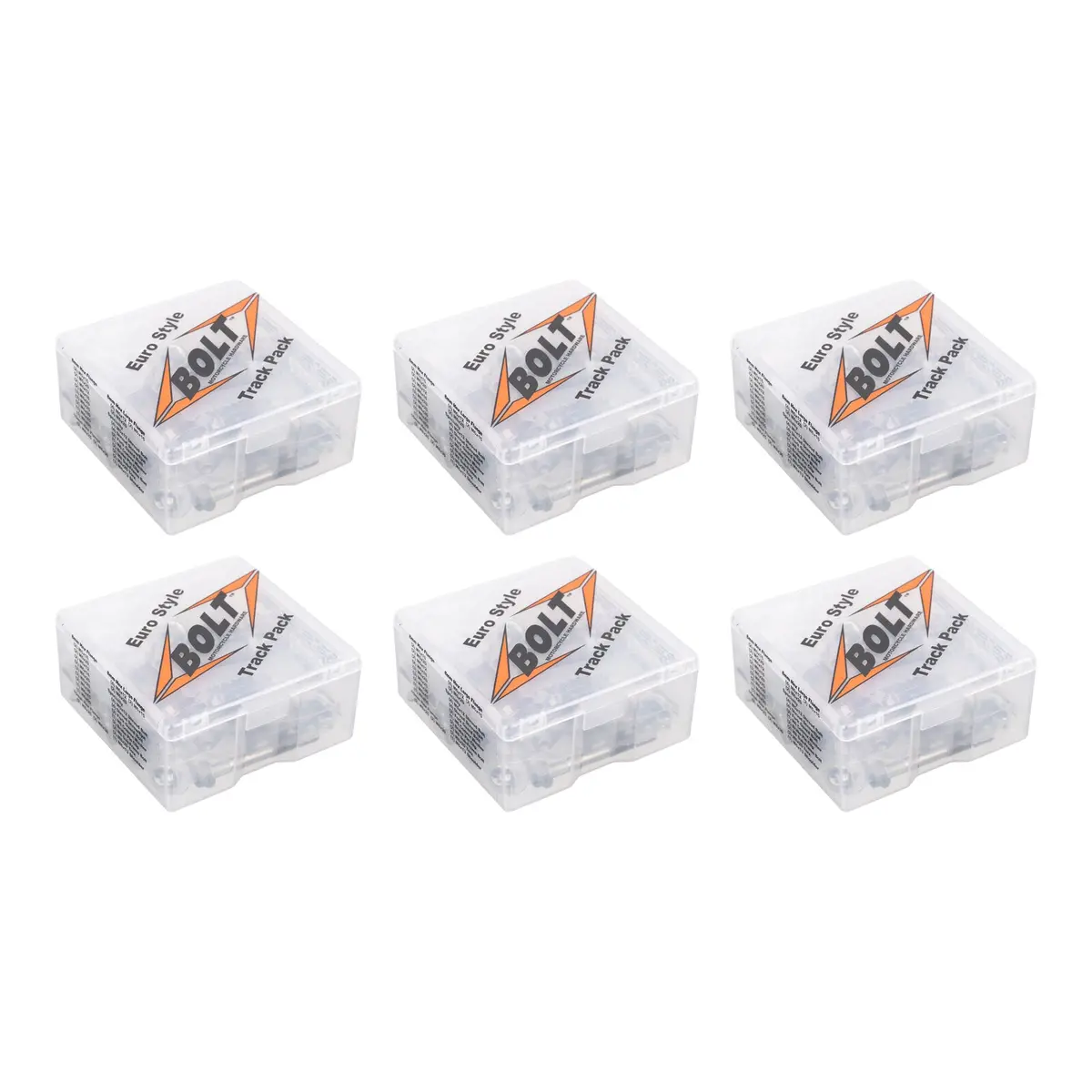 Bolt Euro Style Track Pack - 6 Kits In Pop Display 1