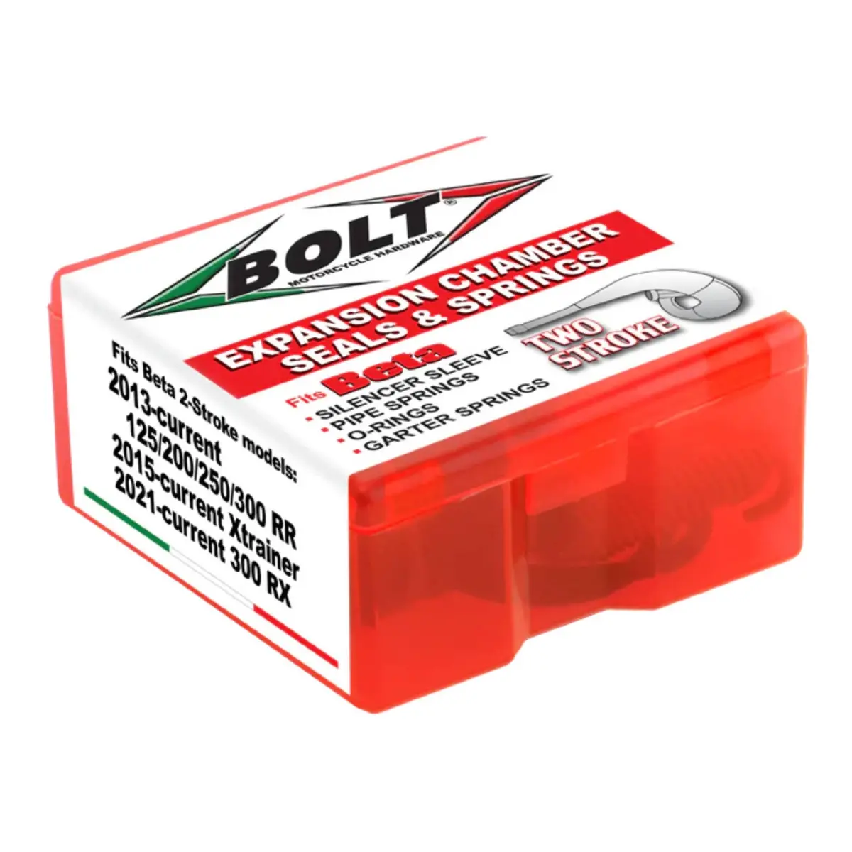Bolt 2-Stroke Pipe O-Ring-Sleeve-Springs - Beta 1