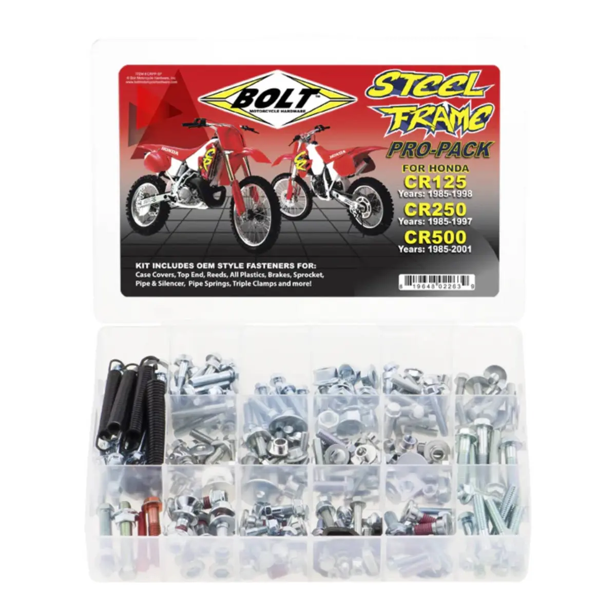 Bolt Honda Cr Steel Frame '85+ Pro Pack - 2-Stroke 1