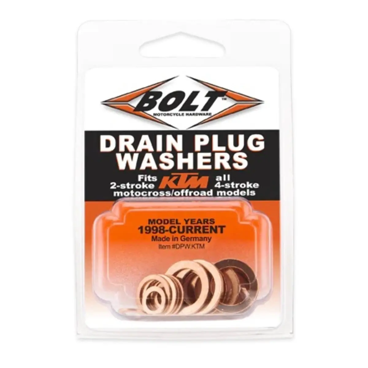 Bolt Drain Plug Copper Washer Set Ktm (16Pc) 1