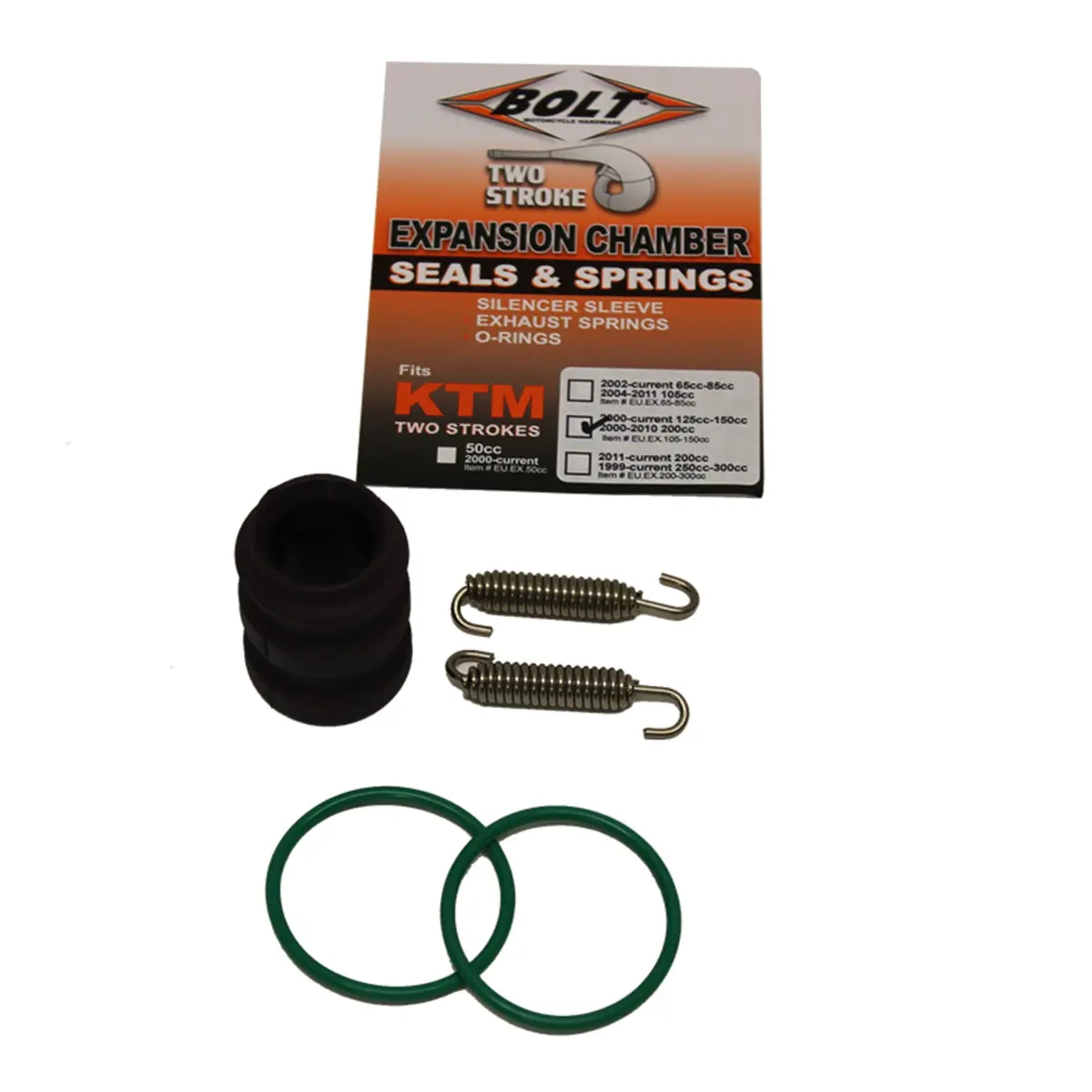 Bolt Exhaust O-Ring Pack Ktm 105-150 '00-Onwards 1