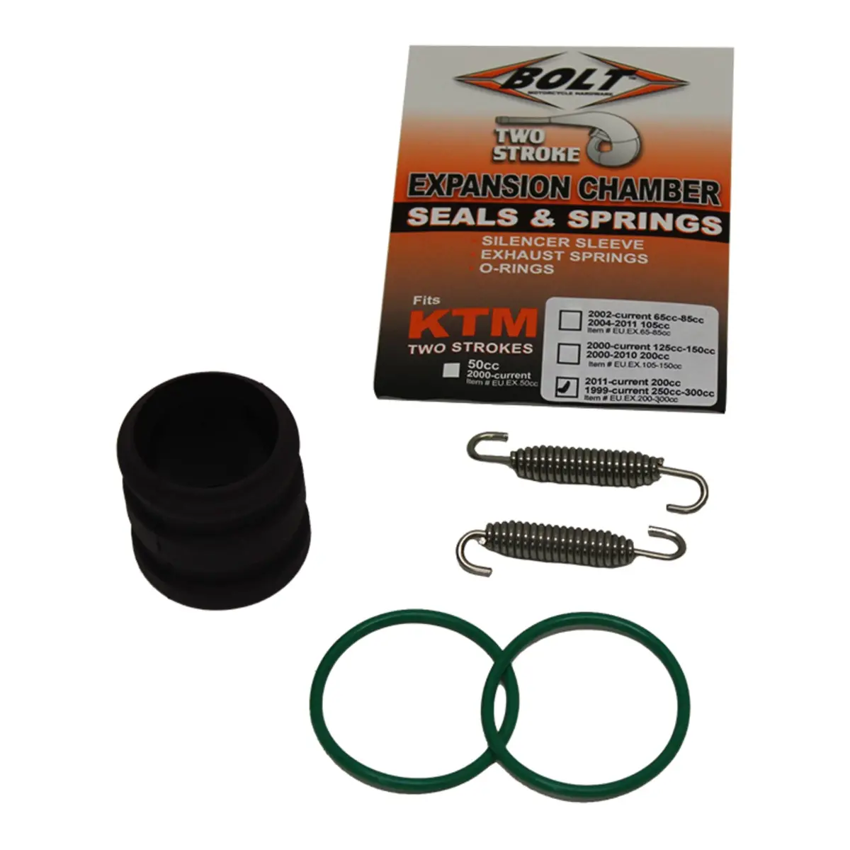 Bolt Exhaust O-Ring Pack Ktm 200-300 '00-Onwards 1