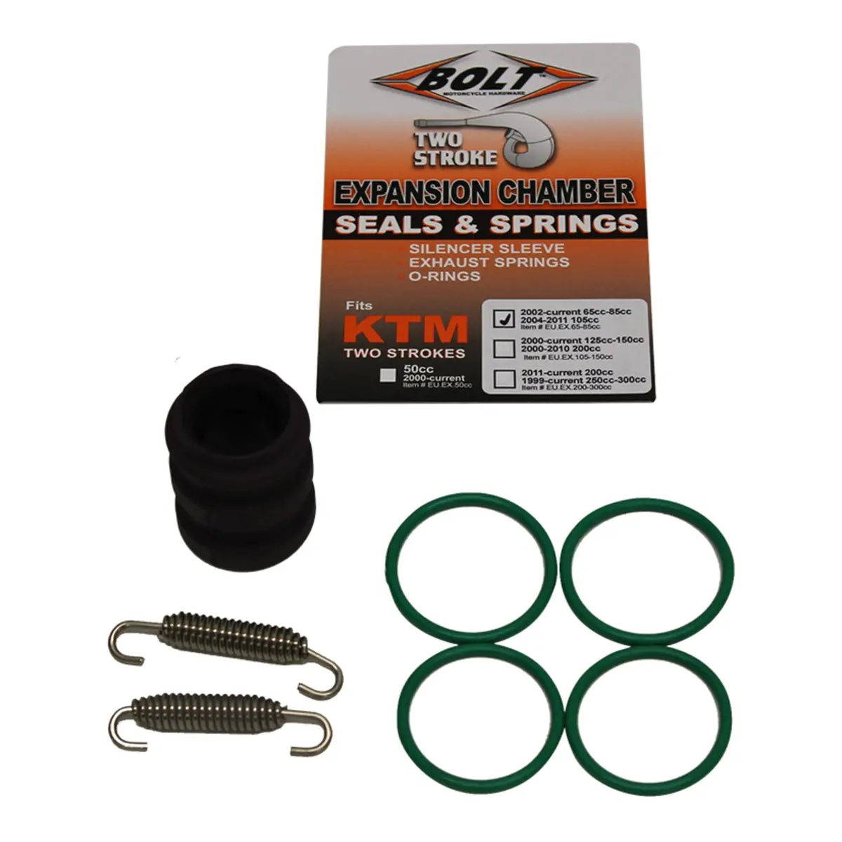 Bolt Exhaust O-Ring Pack Ktm 65-85 '02-Onwards 1