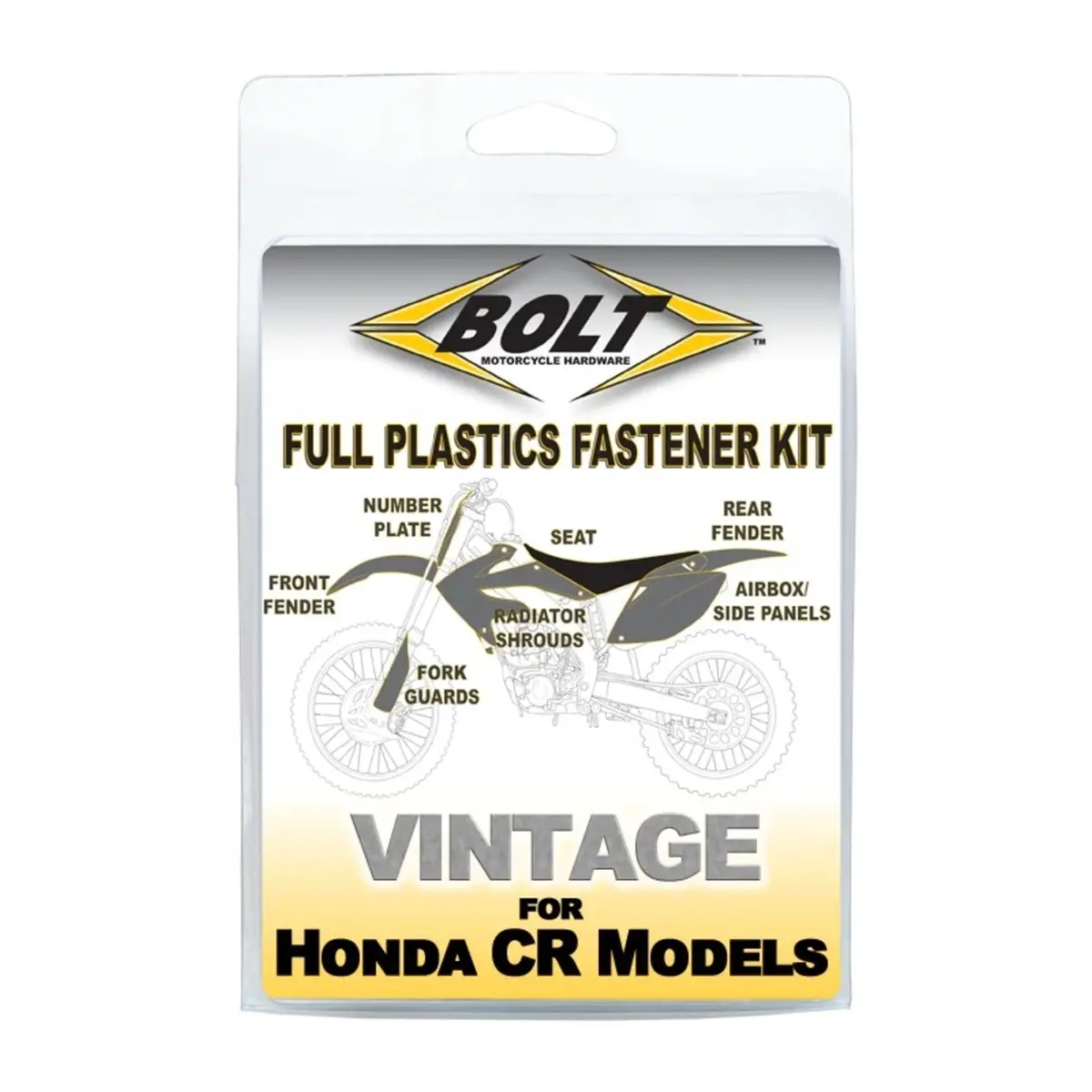 Bolt Body Work Fastener Kit Honda Cr500 '90-'01 1