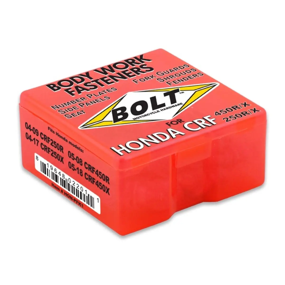 Bolt Body Work Fastener Kit Honda (Assorted / Refer To Fitments) 1