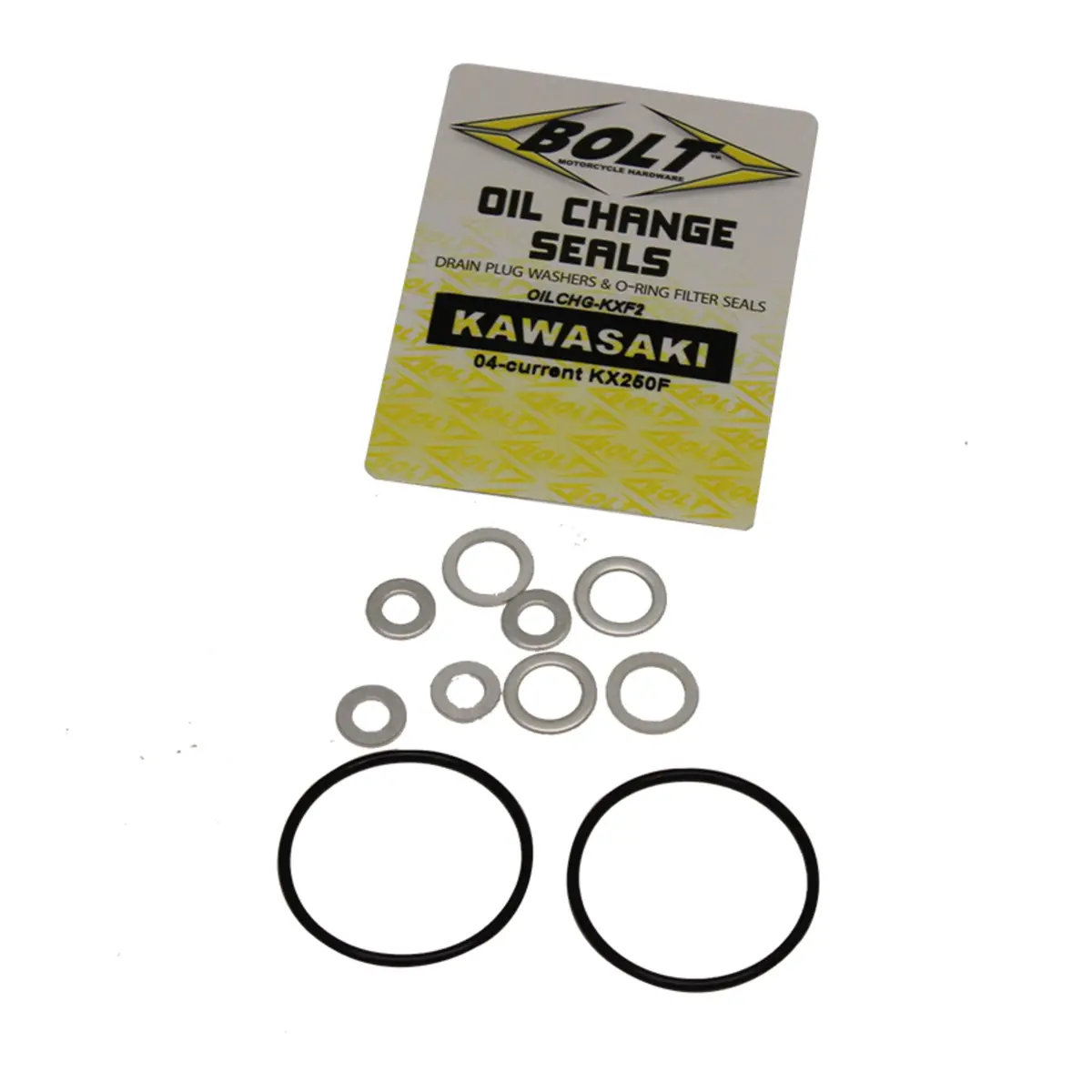 Bolt Oil Change Kit Kawasaki Kx250f - O-Rings & Crush Washers 1