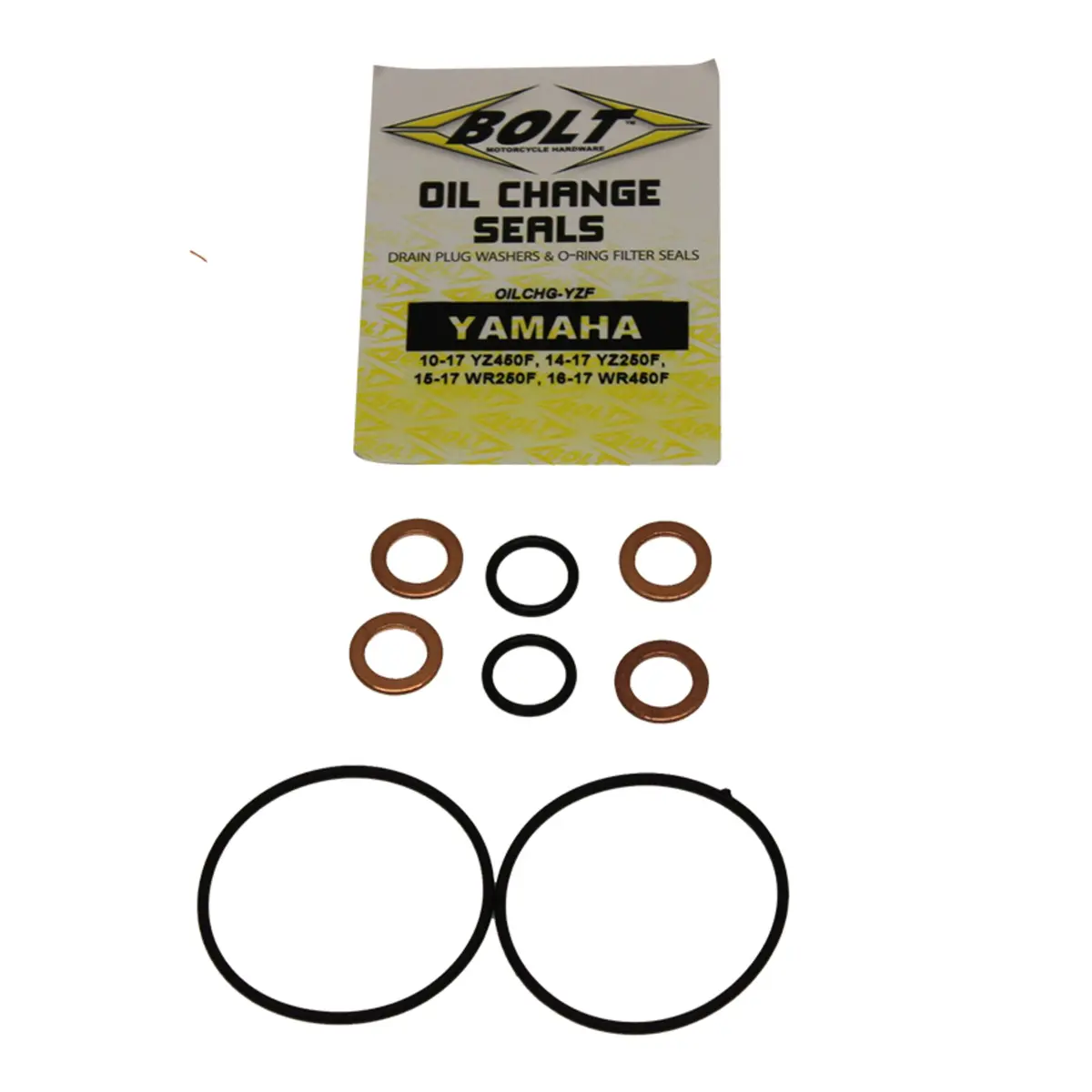 Bolt Oil Change Kit Yamaha Yzf/Wrf - O-Rings & Crush Washers 1