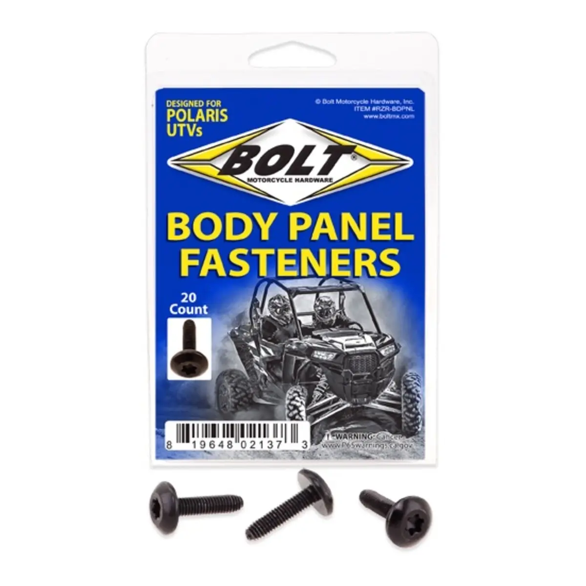Bolt Utv Body Panel Fastener Screws Rzrm6x24 (Pack Of 10) 1