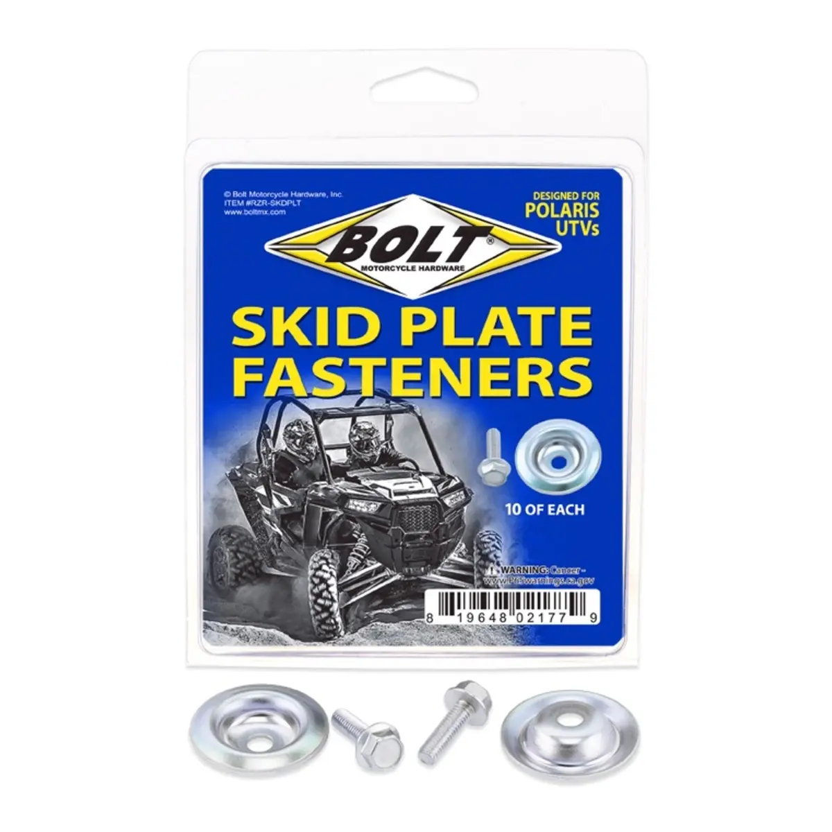 Bolt Utv Skid Plate Fasteners Washer/Bolt Rzrskid (Pack Of 20) 1