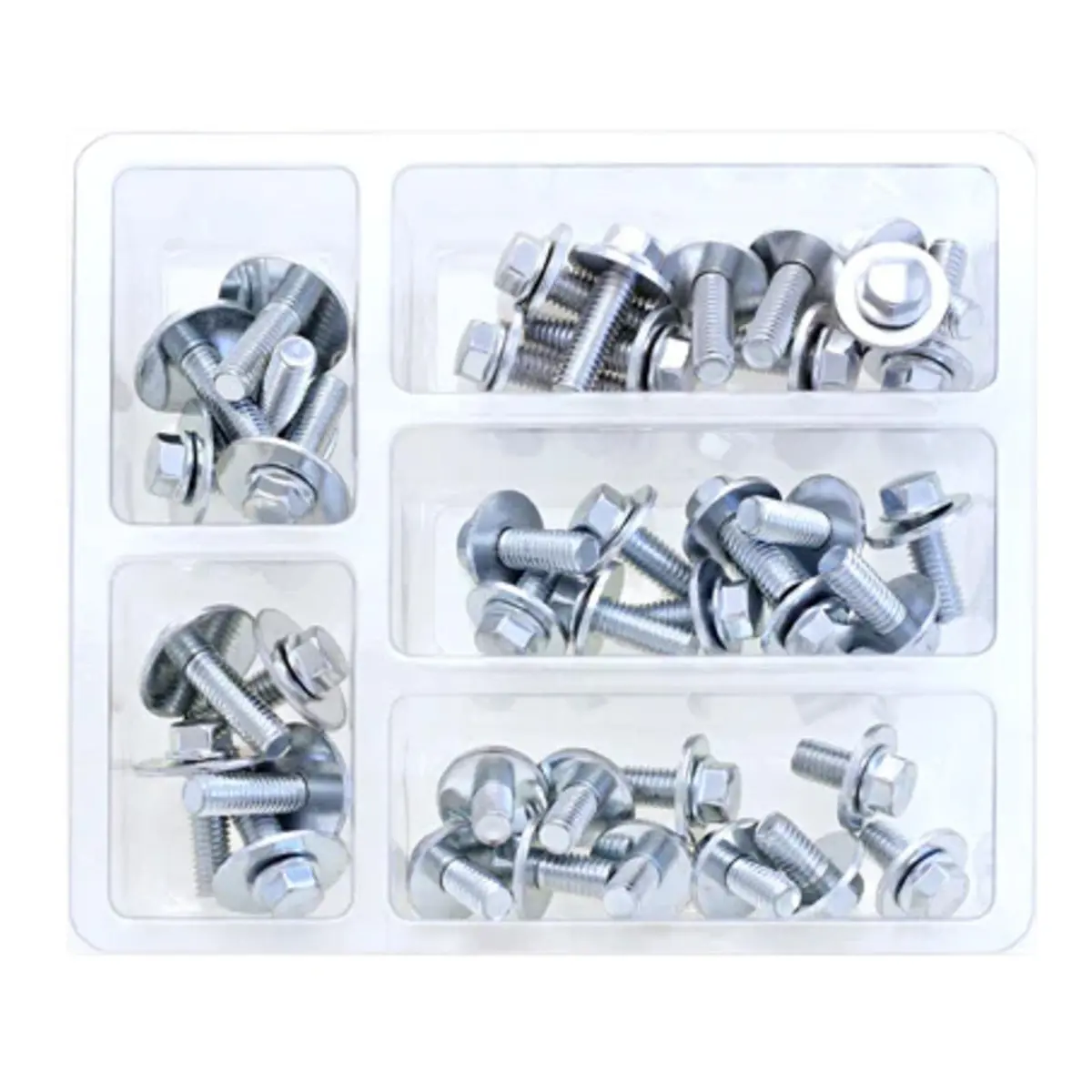 Bolt Workshop Service Kit: M6 Hex Flange Bolt / Washer 1