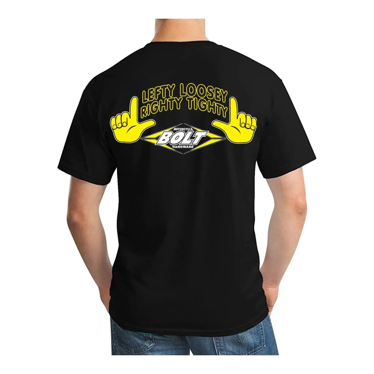 Bolt Lefty Loosey Righty Tighty T-Shirt - Black (2Xl) 1