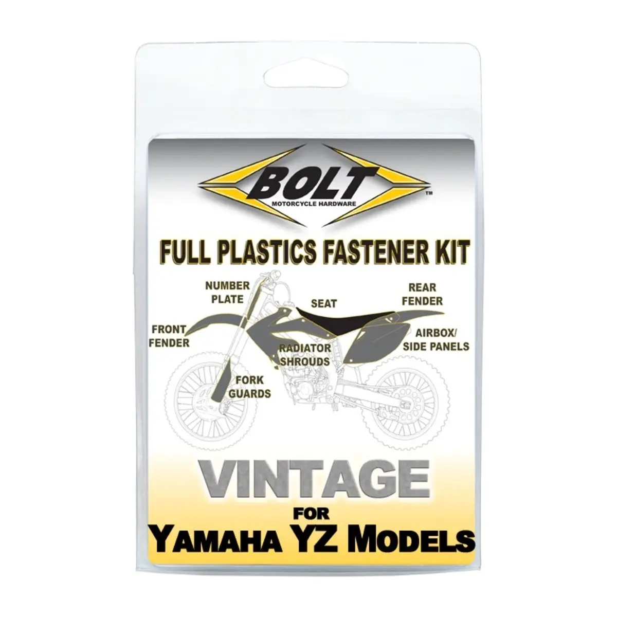 Bolt Body Work Fastener Kit Yamaha Yz125/250 '96-'01 1
