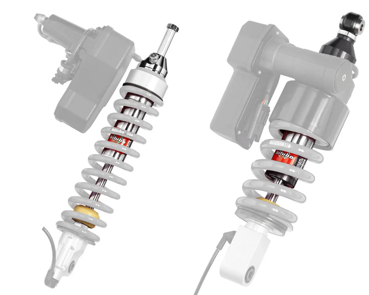 Bitubo Vke01 - Front & Rear Mono Shock Kit - Red Spring [Adjustable: Preload, Rebound] 1