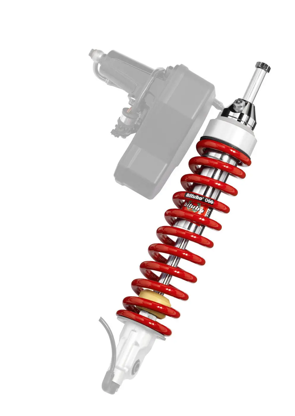 Bitubo Vpe91 - Front Mono Shock - Red Spring [Adjustable: Preload, Rebound] 1