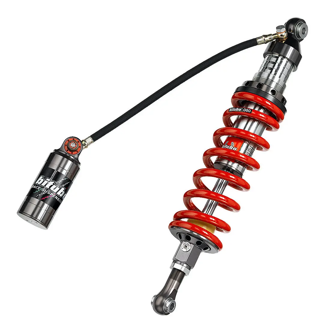 Bitubo Cyu11 - Rear Mono Shock - Red Spring [Adjustable: Preload, Rebound, High & Low Compression, Length] 1