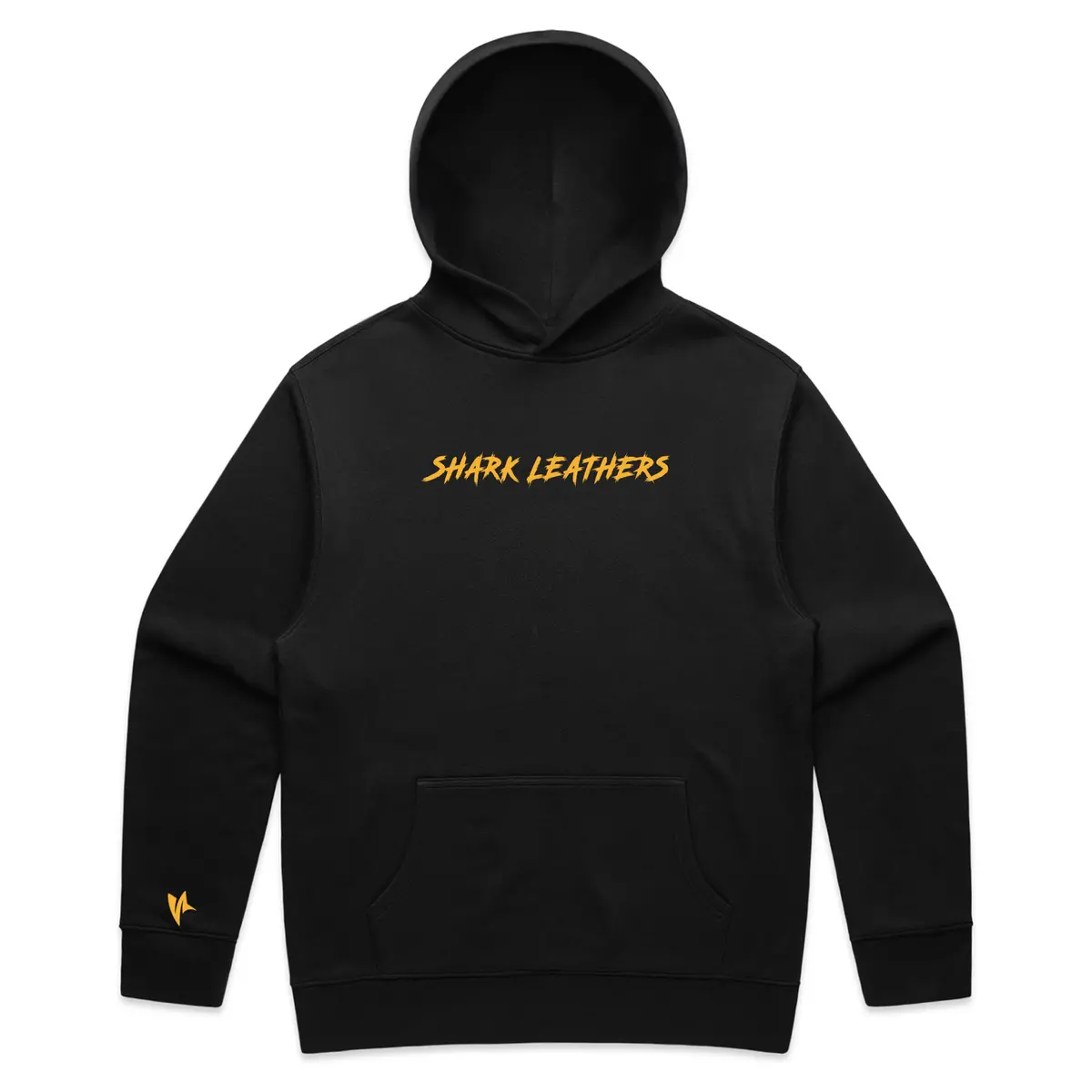 Shark Base Hoodie - Black/Yellow 1