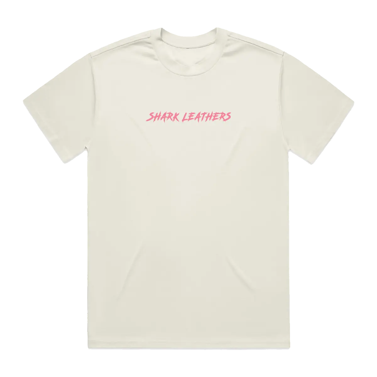 Shark Base Tee - Bone/Pink 1